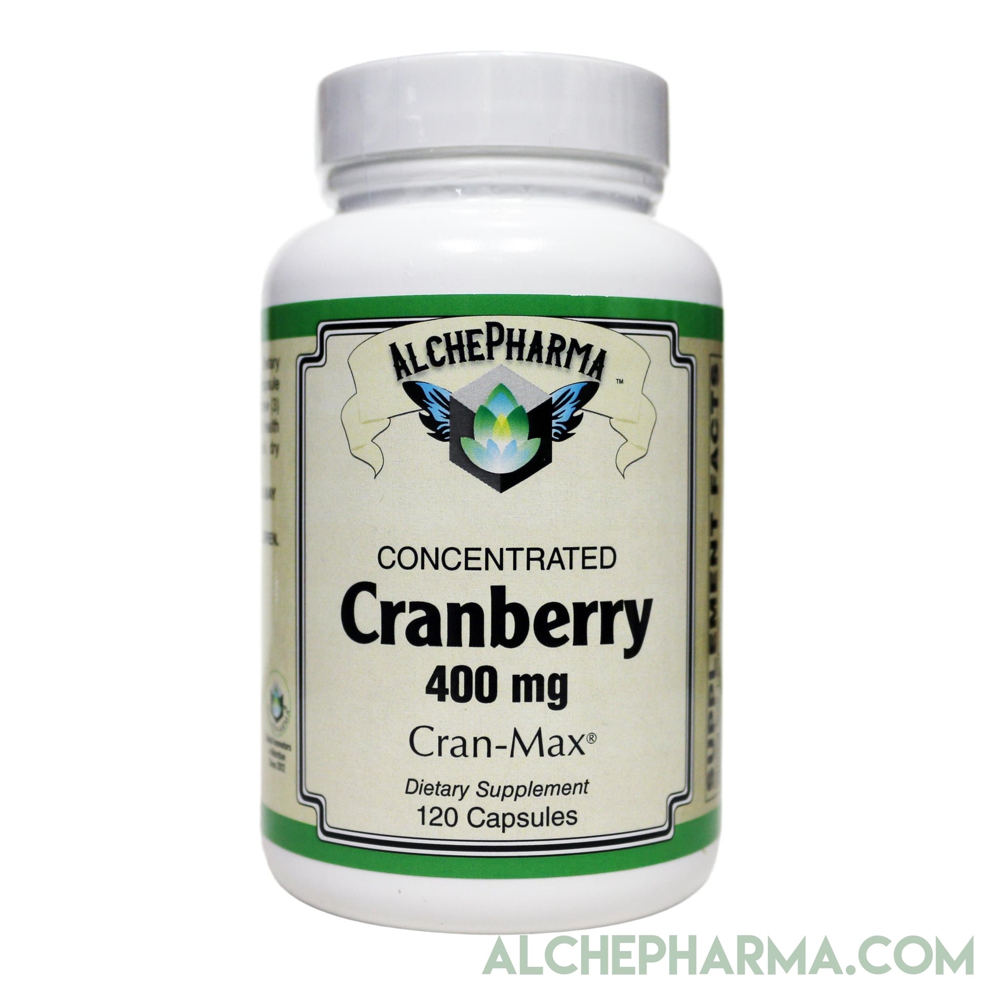 Cran-Max® Cranberry fruit powder 34:1 (Vaccinium macrocarpon) (100% Cranberry fruit solids) 400mg-Plant-AlchePharma