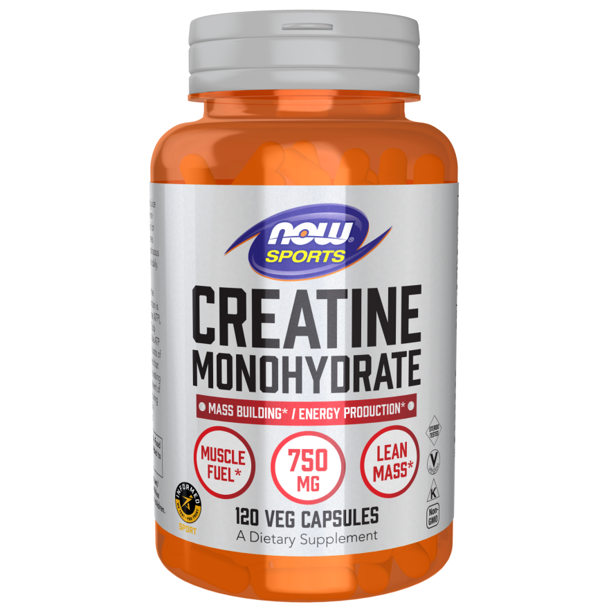 Creatine Monohydrate 750 mg Veg Capsules-Sports Nutrition-AlchePharma