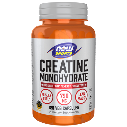 Creatine Monohydrate 750 mg Veg Capsules-Sports Nutrition-AlchePharma