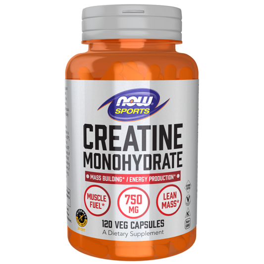 Creatine Monohydrate 750 mg Veg Capsules-Sports Nutrition-AlchePharma