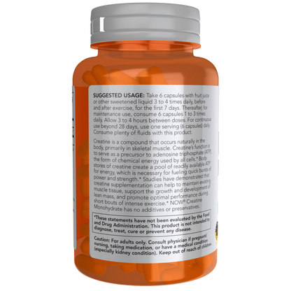 Creatine Monohydrate 750 mg Veg Capsules-Sports Nutrition-AlchePharma