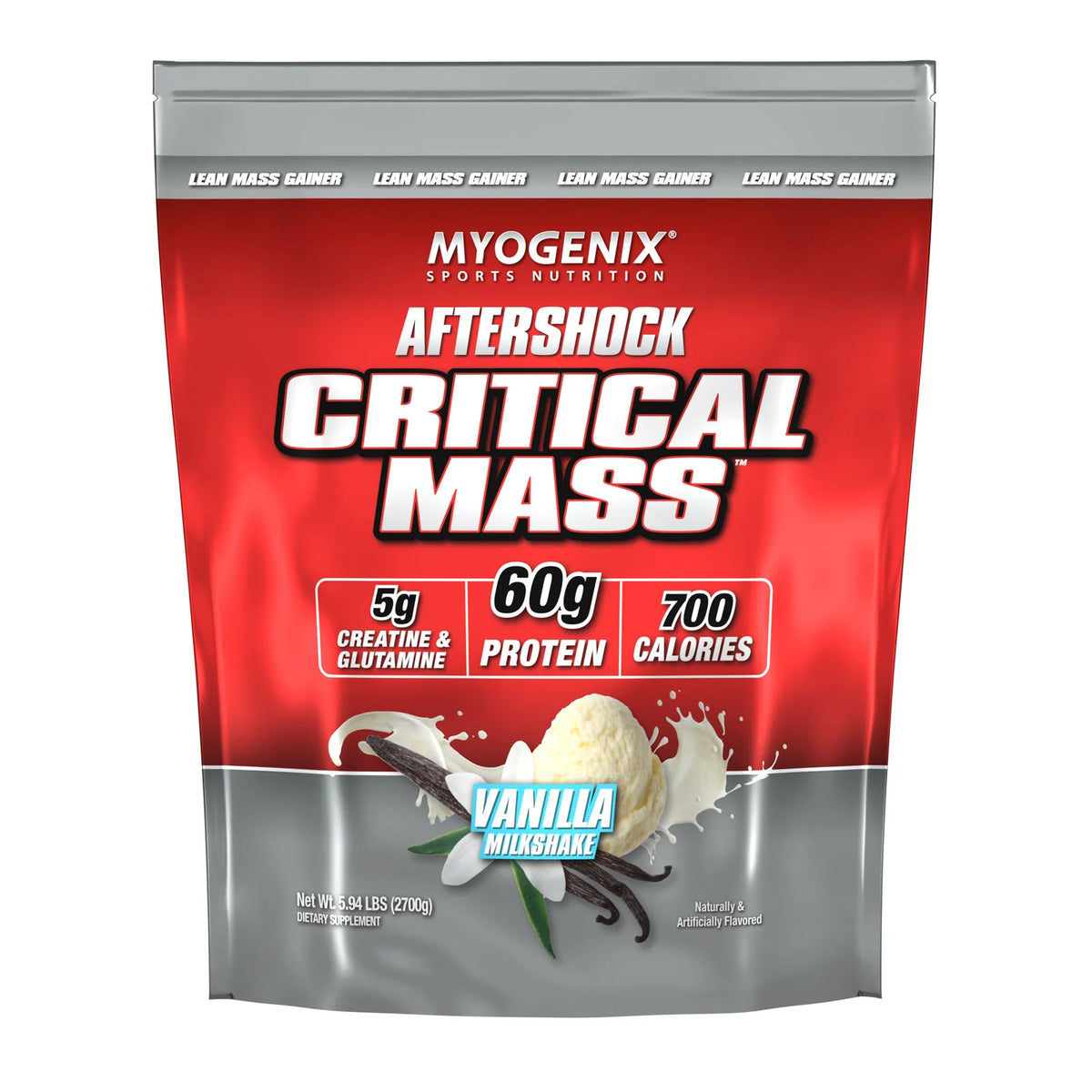 Critical Mass- Lean Mass Gainer - Myogenix Sports Nutrition