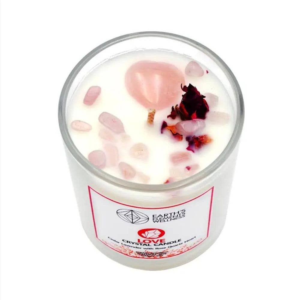 Crystal Candle, Love - pack of 6-AlchePharma