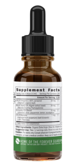 Oil of Oregano with Black Seed Oil