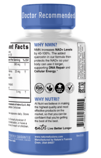 NMN+ 300 mg, 60 ct