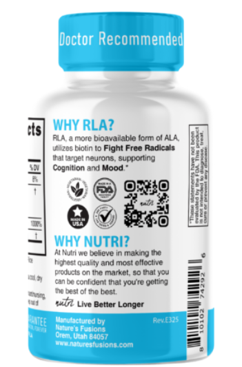 R-Alpha Lipoic Acid+  Veg Caps