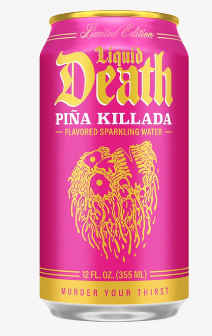 Liquid Death Piña Killada Soda-Flavored Sparkling Water - 12 fl oz