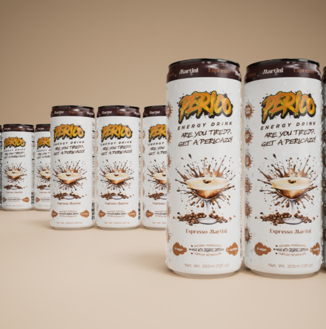 Perico Espresso Marttini Energy Drink 12oz