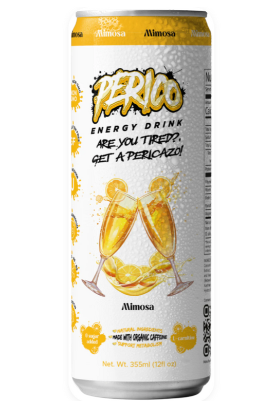 Perico Mimosa Energy Drink 12oz