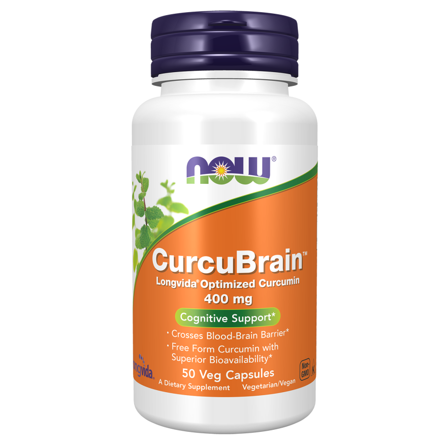 CurcuBrain™ 400 mg Veg Capsules-Mental Fitness/Mood Support-AlchePharma