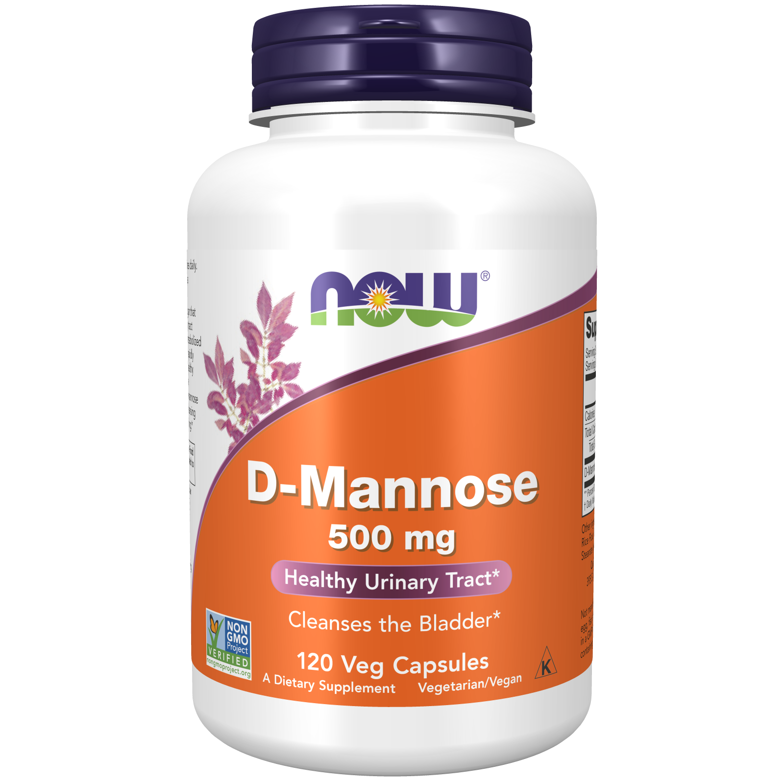 D-Mannose 500 mg Veg Capsules-Women's Specialty Formulas-AlchePharma