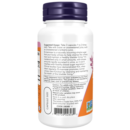 D-Mannose 500 mg Veg Capsules-Women's Specialty Formulas-AlchePharma