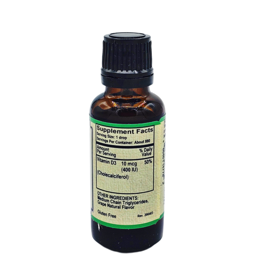 D3 Drops for Kid's - 10mcg/400iu (Alcohol-Free)-AlchePharma