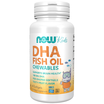 DHA Kids Fish Oil Chewable Softgels-Nutritional Oils-AlchePharma