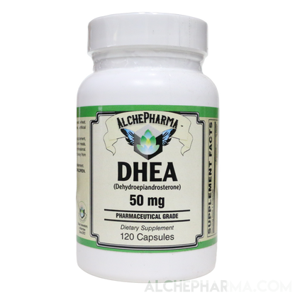 DHEA ((Dehydroepiandrosterone) Pharmaceutical Grade 50 mg-AlchePharma