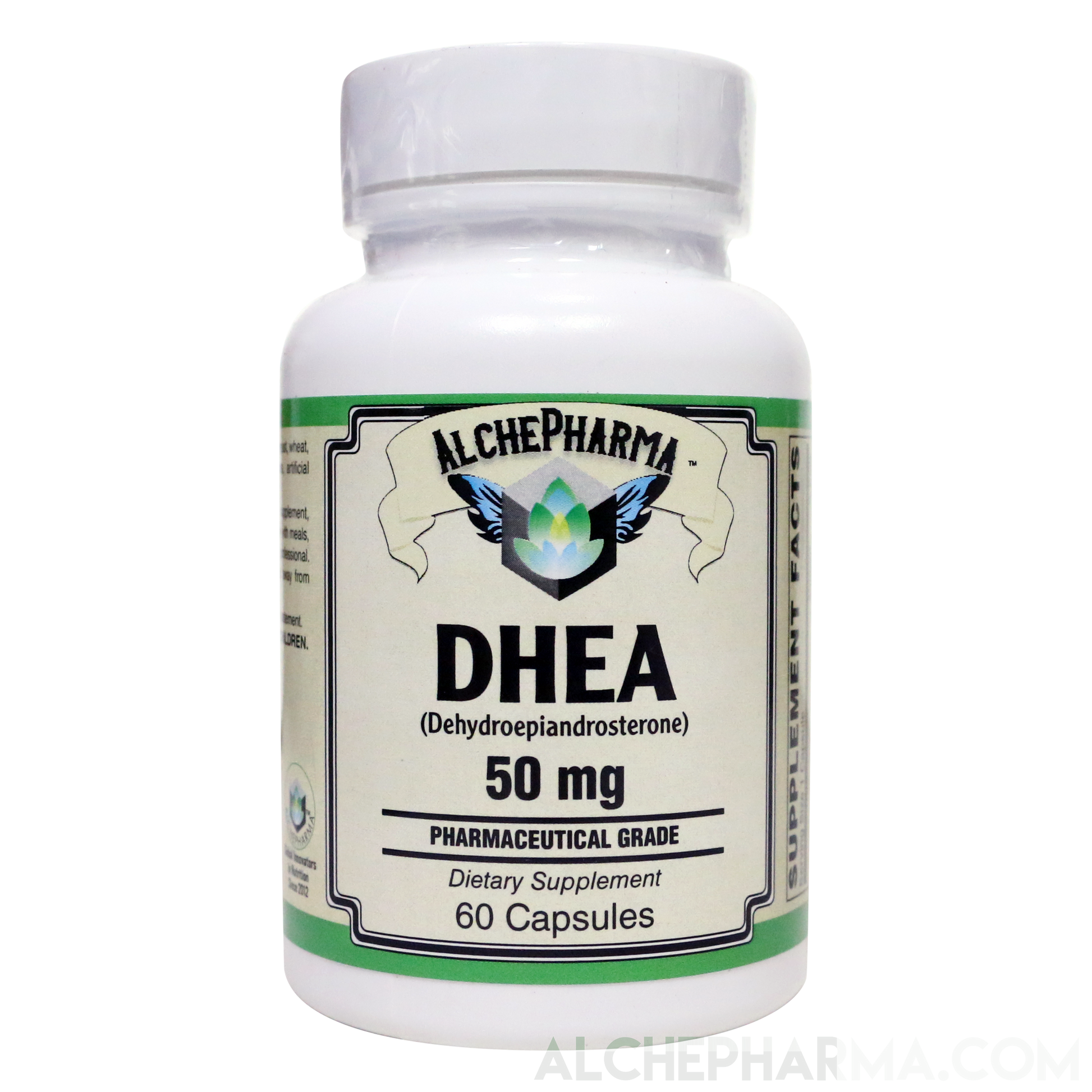 DHEA ((Dehydroepiandrosterone) Pharmaceutical Grade 50 mg-AlchePharma