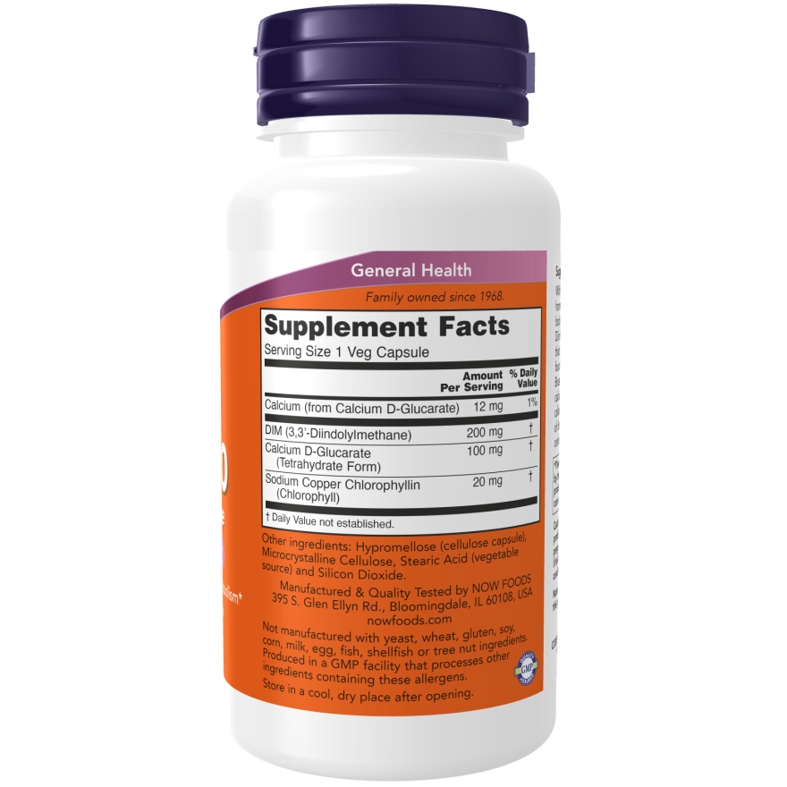DIM 200 w/ CALCIUM D-GLUCARATE 90 VCAPS-Immune System Enhancers-AlchePharma