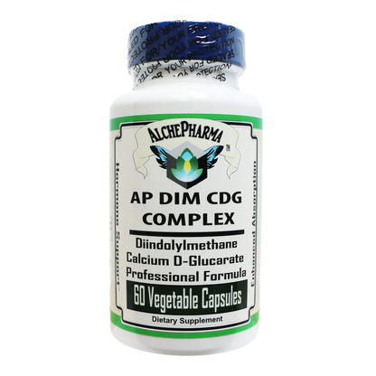 DIM-CDG Complex Professional Diindolylmethane, Calcium D-Glucarate-Hormone Balance-AlchePharma