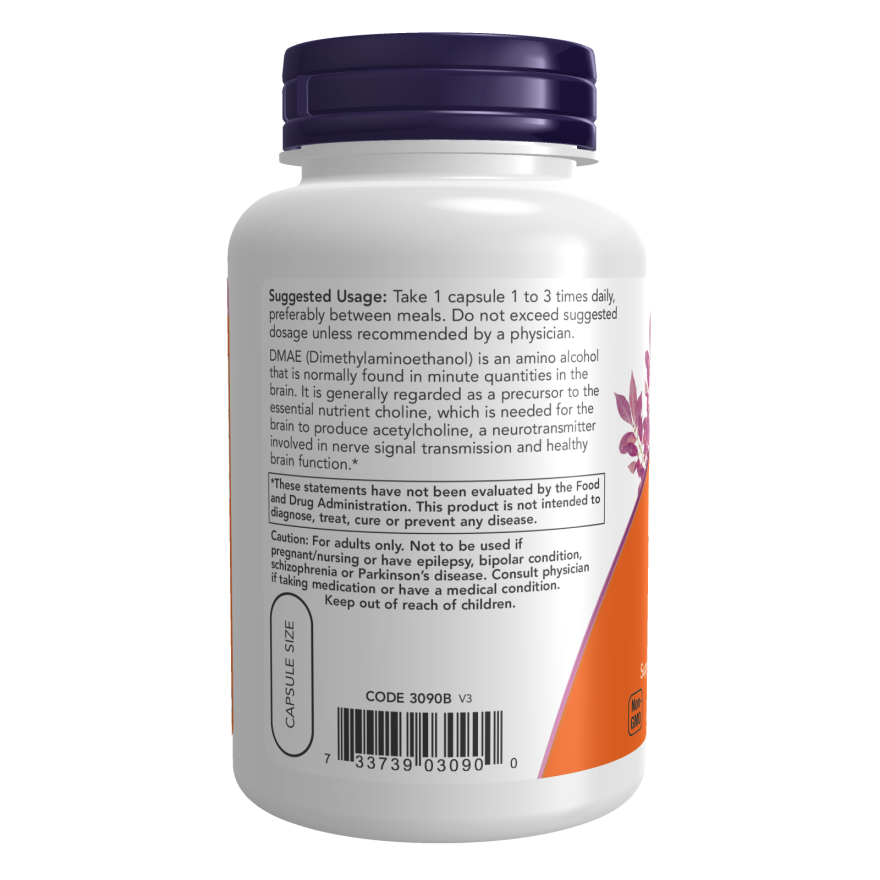 DMAE 250 mg Veg Capsules-Mental Fitness/Mood Support-AlchePharma