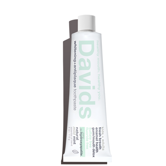 Davids kids + adults nano-hydroxyapatite premium toothpaste / mild mint / 4 oz-AlchePharma