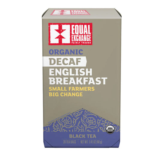 Decaf English Breakfast Tea - Organic - 20 Tea Bags