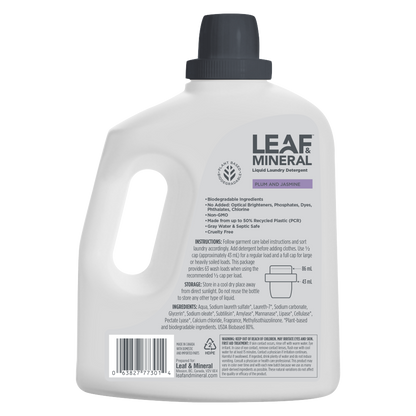 Liquid Laundry Detergent - Plant Based, Biodegradable - 92 Fl. Oz.
