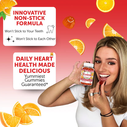 "CoQ10 Gummies Orange 60 Count