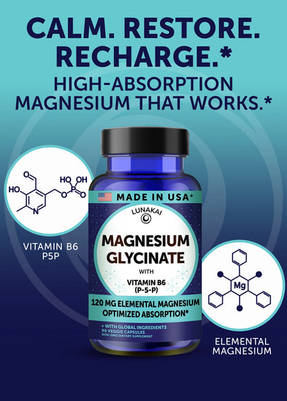"Magnesium Glycenate 90Caps