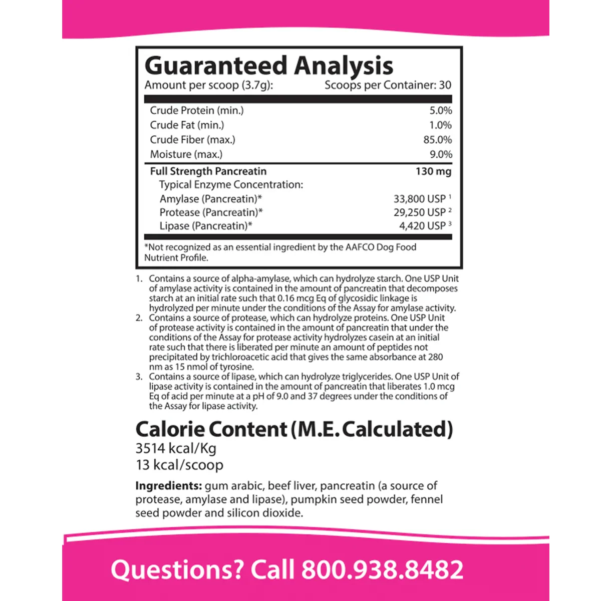 Digest Dog Daily Enzyme 3.92 Oz. Powder (Beef Flavor)-Pet Supplements-AlchePharma