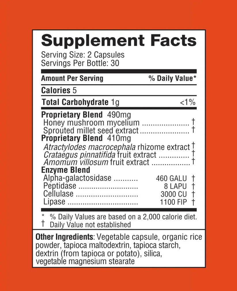 Digestiv pouch, 4 count vegan