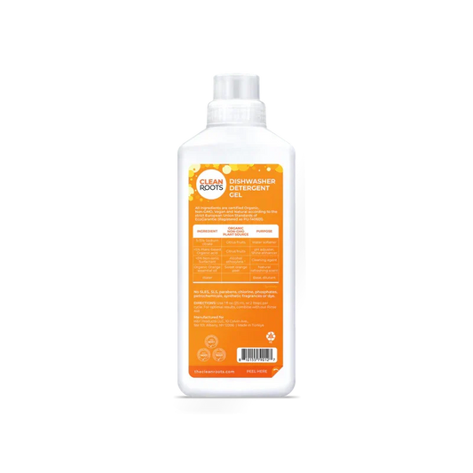 Dishwasher Detergent Gel 33.8 Fl. Oz. (Plant-Based All Natural Organic Orange)-Dish Soap-AlchePharma