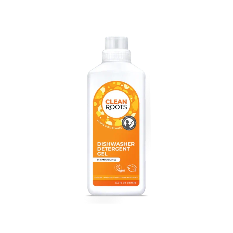 Dishwasher Detergent Gel 33.8 Fl. Oz. (Plant-Based All Natural Organic Orange)-Dish Soap-AlchePharma