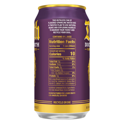 Doctor Death Sparkling Water