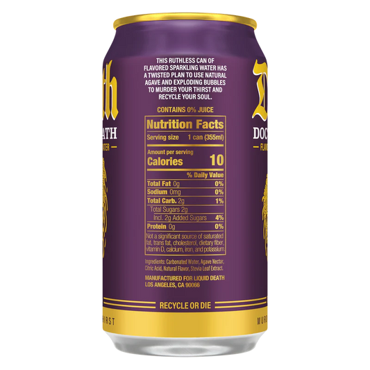 Doctor Death Sparkling Water