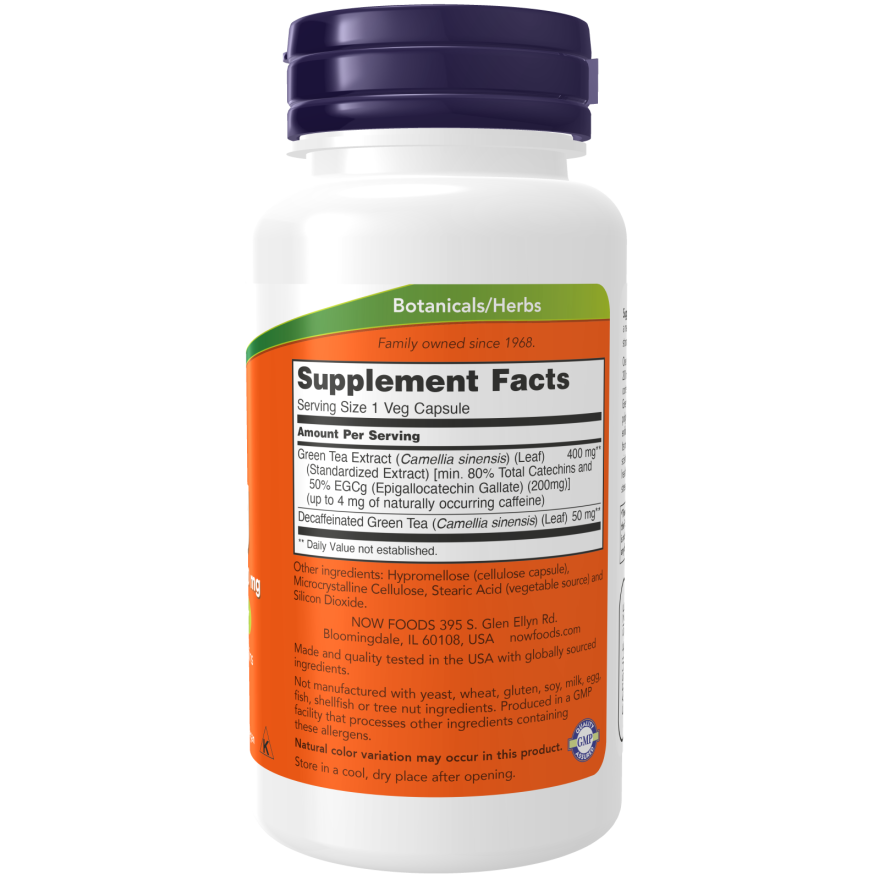 EGCg Green Tea Extract 400 mg Veg Capsules-Antioxidants-AlchePharma