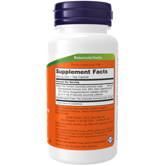 EGCg Green Tea Extract 400 mg Veg Capsules-Antioxidants-AlchePharma