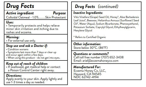 Eczema Honey Nut-Free Skin-Soothing Cream