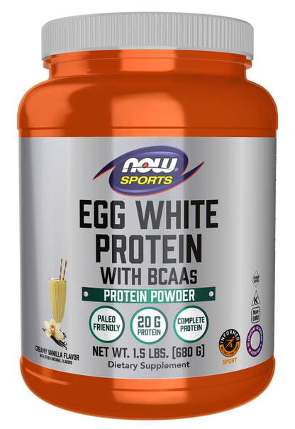 Egg White Protein, Creamy Vanilla Powder