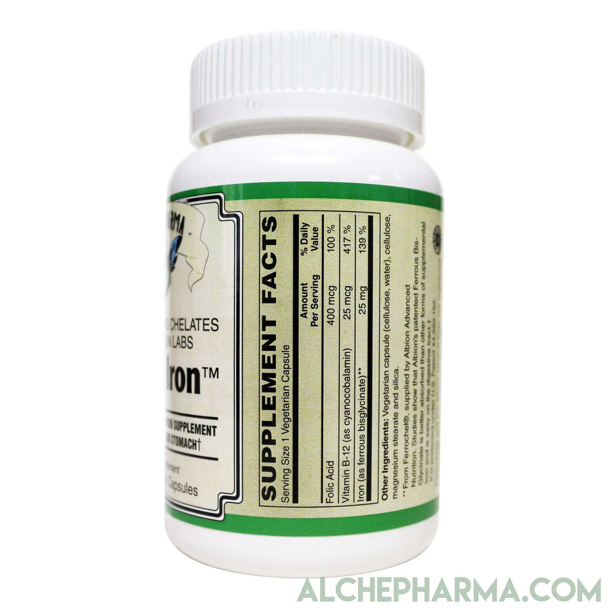 Easy Iron ( Patented Ferrochel®, iron bisglycinate )-Minerals-AlchePharma-AlchePharma