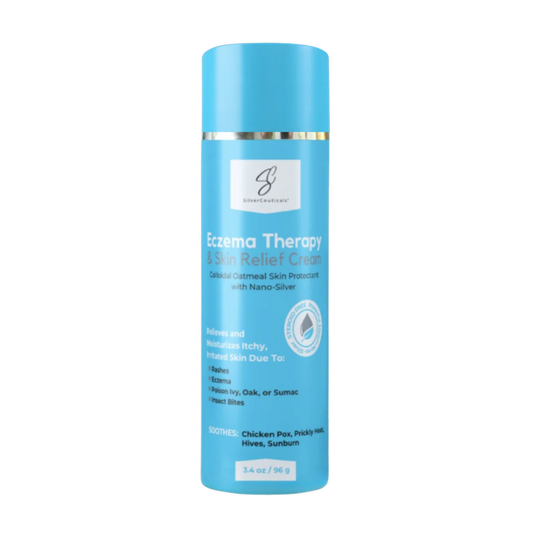 Eczema Therapy & Skin Relief Cream - with Oatmeal & Nano-Silver - 3.4 Oz