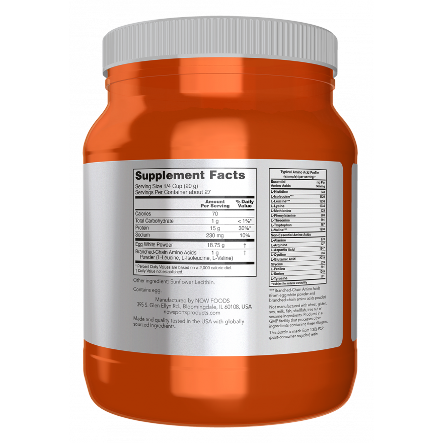 Egg White Protein, Unflavored Powder-Sports Nutrition-AlchePharma