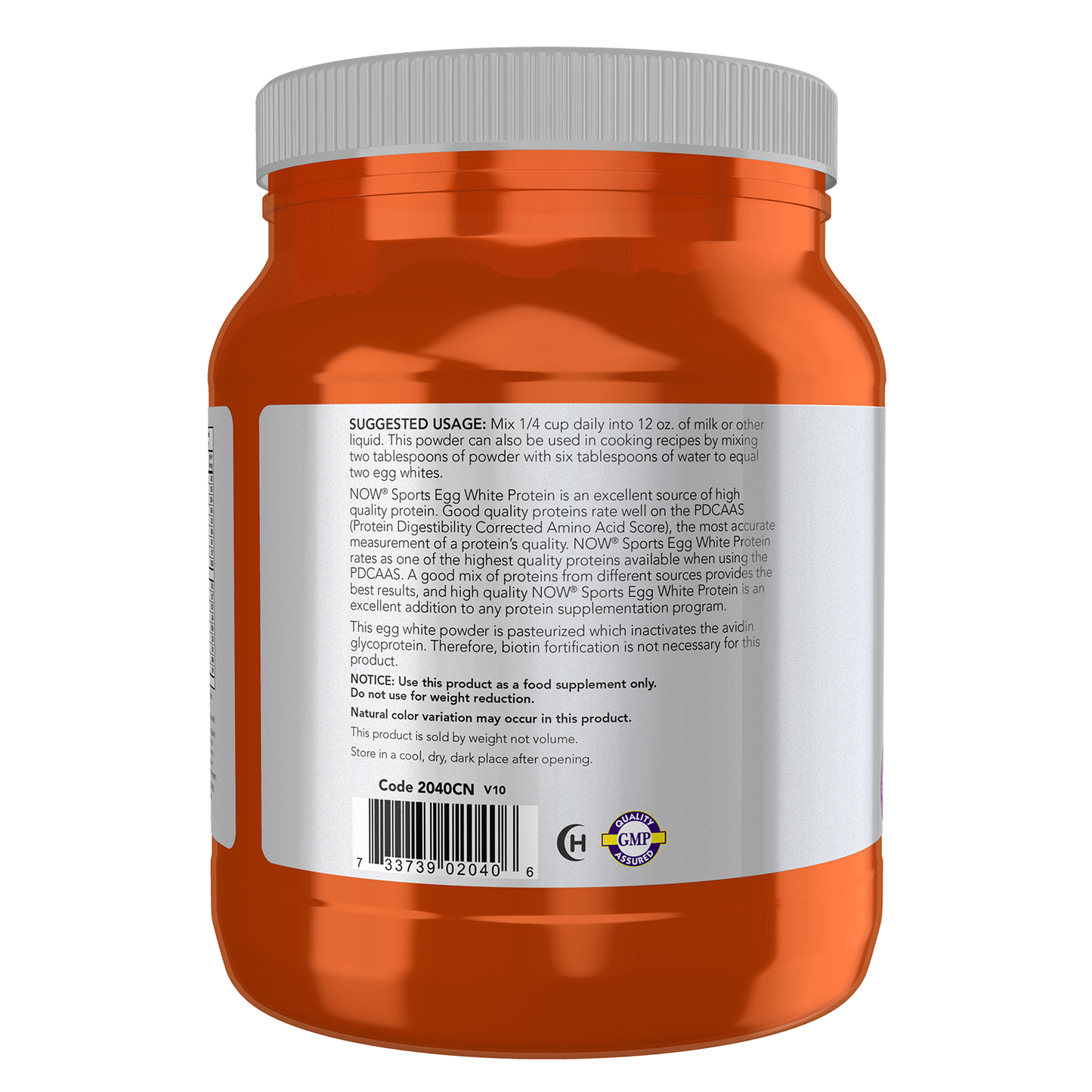 Egg White Protein, Unflavored Powder-Sports Nutrition-AlchePharma