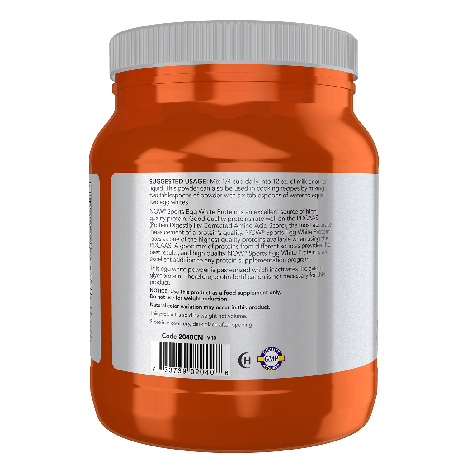 Egg White Protein, Unflavored Powder-Sports Nutrition-AlchePharma