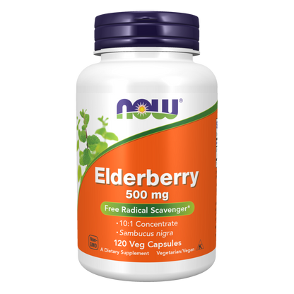 Elderberry 500 mg Veg Capsules-Herbs-AlchePharma