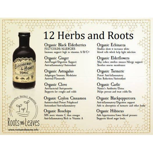 Elderberry & Honey Tonic, 16 oz-AlchePharma