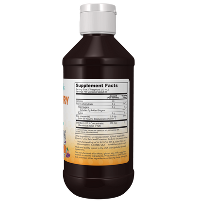 Elderberry Liquid for Kids-Immune System Enhancers-AlchePharma