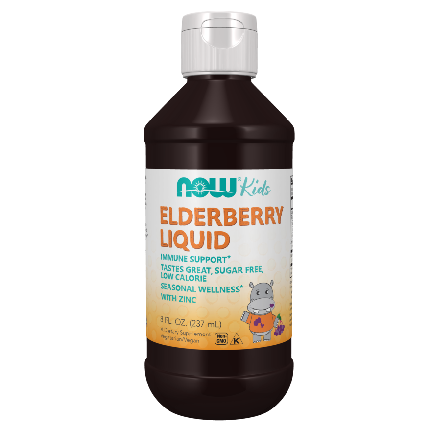 Elderberry Liquid for Kids-Immune System Enhancers-AlchePharma