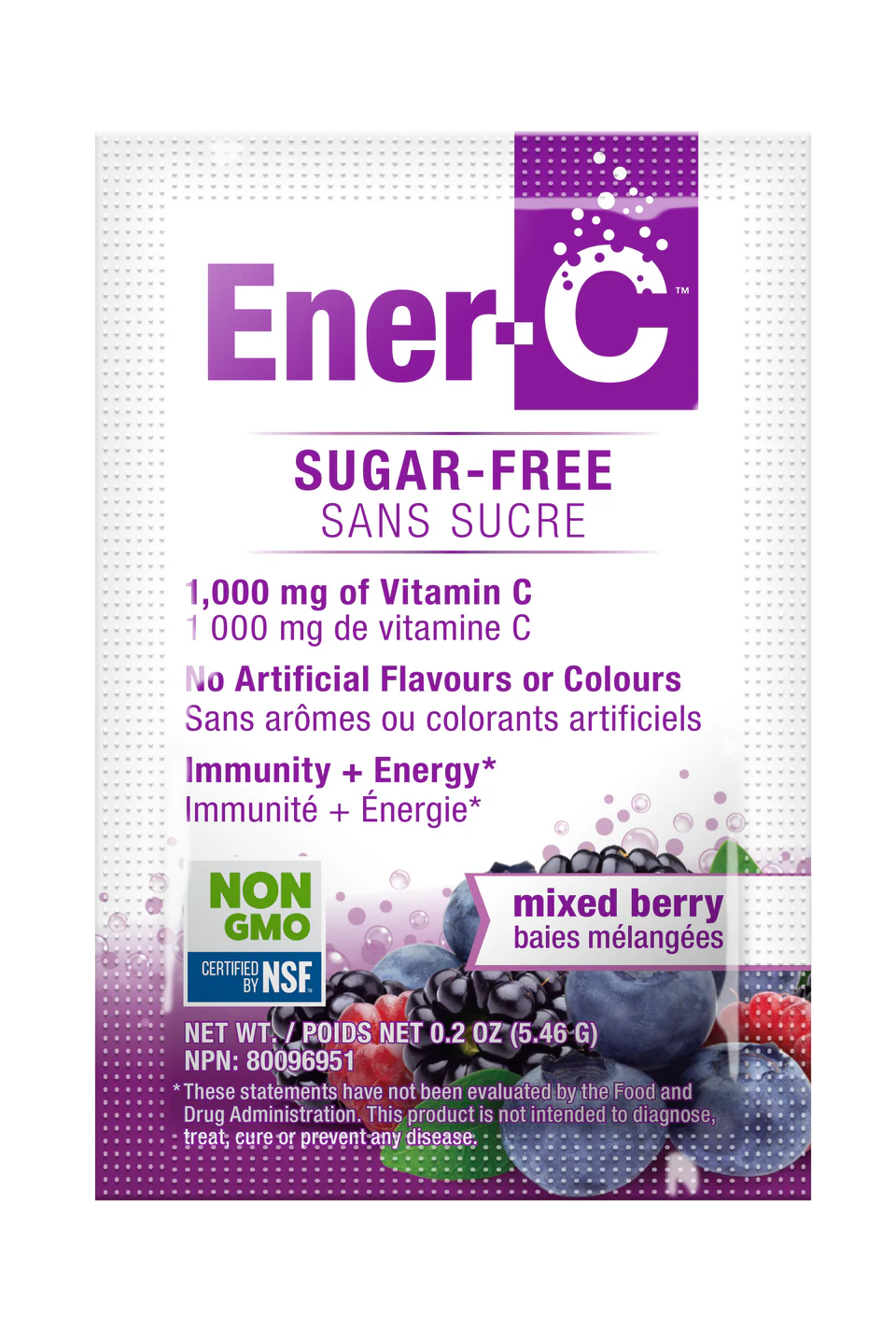 Ener-C Bubbly Multivitamin Drink Mix Mixed Berry 0.2oz