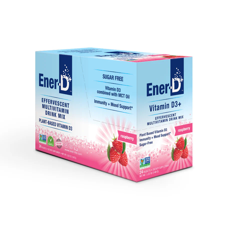 Ener-D Multivitamin Drink Mix Raspberry 0.2oz