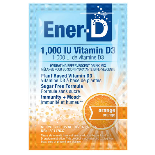 Ener-D Multivitamin Drink Mix Orange 0.2oz